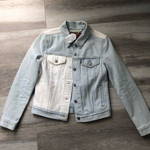 levi's color block jacket